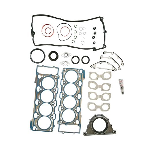 PartsFlow Engine Head Gasket Set fits for 2002 2003 2004 2005 2006 2007 2008 2009 2010 BMW E65 550i 545i 645Ci 745i 4.4L 4.8L V8 11127513195 11127518017 11127966204 OS32397 - color: 11127966204 OS32397