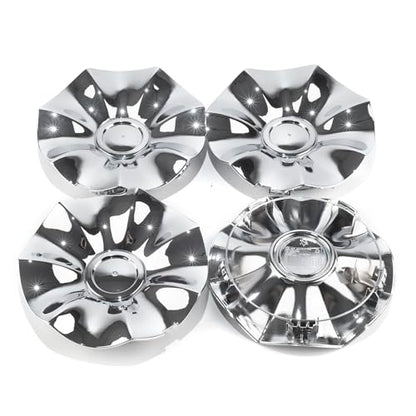 168mm/6.6in Wheel Center Cap for Chrysler Town Country 2008-2010 17‘’ Wheels Rim Hubcap Replacement 04721717AA 4721717AA Chrome Center Cover 4 Pack