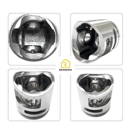 42mm Piston Kit with Ring Compatible with Husqvarna 445 Chainsaw Replaces OEM Part 544 08 84-03 Aftermarket Engine Rebuild Kit