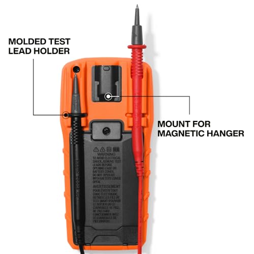 Klein Tools 80196 Digital Multimeter Kit with Case Set - size: Manual-Ranging with Case