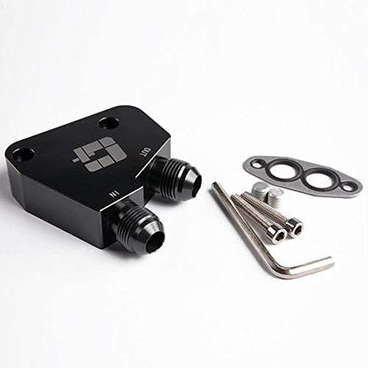 G-PLUS Engine Transmisson Oil Cooler Kit + Oil Cooler Sandwich Plate Replacement 25 Row Aluminum Fit for BILLET LS1 LS2 LS3 LSX VE HSV - color: Silver, size: LS1 LS2 LS3