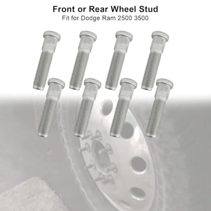 8PCS Wheel Stud Fits for Dodge Ram 2500 3500 2012-2019 6509866AA