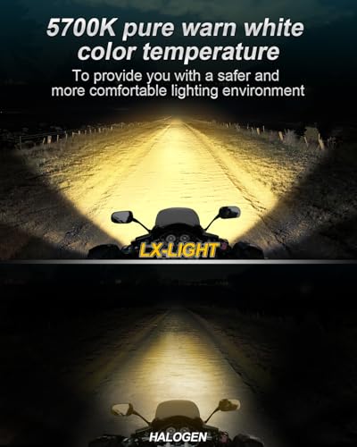 DOT Approved 1000% Bright 120W 7'' Motorcycles LED Headlight with Amber Lens DRL Compatible with Road King Road Glide Street Glide Electra Glide Ultra Limited Heritage Softail Fat Boy Yamaha - color: Yellow, size: 7 inch