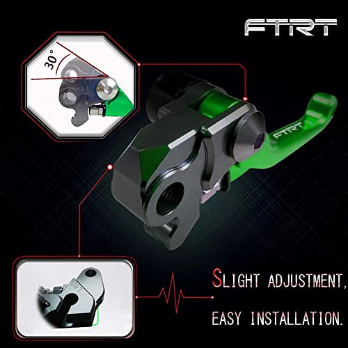 Pivot Dirt Bike Brake Clutch Levers Compatible with KLX140 2008-2021, KLX140L 2008-2020, KLX140G 2017-2020, KLX140R KLX140RF 2021; Green - color: Green, size: KLX140/KLX140L/KLX140G/KLX140R/KLX140RF