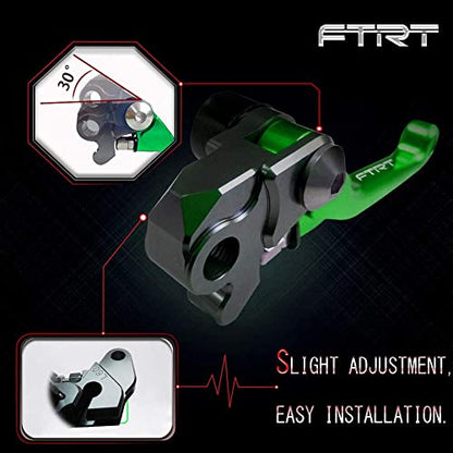 Pivot Dirt Bike Brake Clutch Levers Compatible with KLX140 2008-2021, KLX140L 2008-2020, KLX140G 2017-2020, KLX140R KLX140RF 2021; Green - color: Green, size: KLX140/KLX140L/KLX140G/KLX140R/KLX140RF