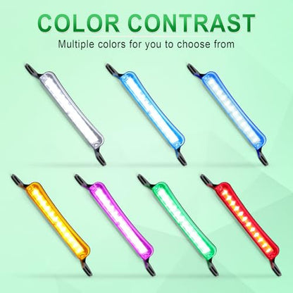 LivTee License Plate Light, Extremely Bright LED License Plate Lights Assembly for Trailer UTV ATV Truck RV Boat, Green - color: Green