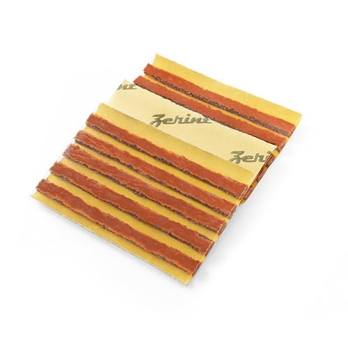 TS-160C15 Tire Repair Plugs, 15 PCS 1/4" x 4" Brown Tubeless Tire Seal Plugs Strips Tire Repair Strings for Car, Bike, UTV, ATV, Wheelbarrow - color: Brown, size: 4“ x 0.24" 15 pcs