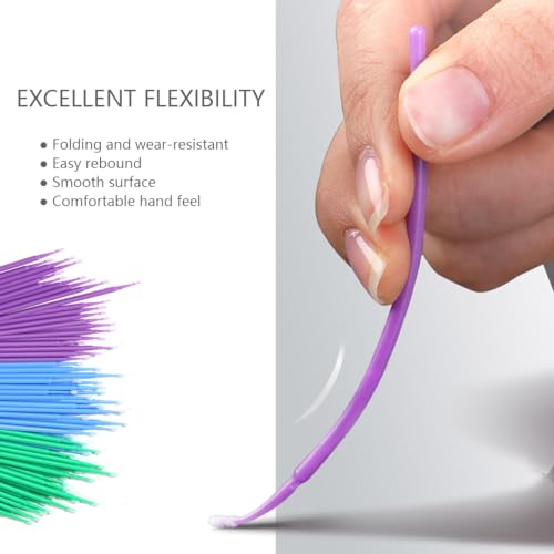 400Pcs 4 Sizes Touch Up Paint Brushes for Auto Paint Chip Repair
