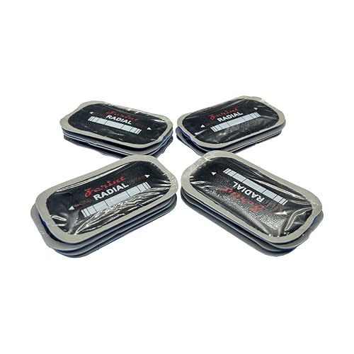 Radial Repair Patch, 3" x 1 3/4" 1 ply 16 pcs Heavy Duty Tire Patches, Tire Puncture Repair Patch for Car Truck Bus Tractor Agricultural Vehicles (TP-R01) - size: 1.7" x 2.9" 16 pcs