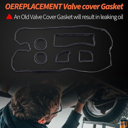 HiSport Valve Cover Gasket VS50878R for 2.0L 2.3L - color: VS50878R
