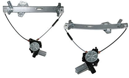 TRQ Driver & Passenger Side Power Power Window Regulator & Motor Assembly - style: WRA50285