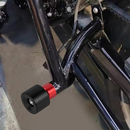 Crash Bar Slider Ends Frame Sliders Fit for Harley M12 Screw - color: #2 Red