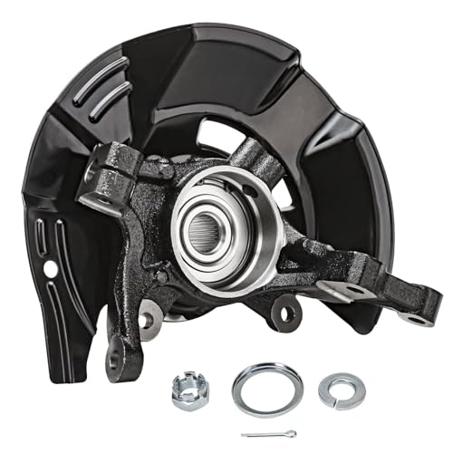 Detroit Axle - Front Steering Knuckles w/Wheel Hub Bearings Assembly Lower - size: 4CU47759/4PC
