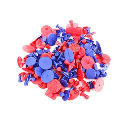 Dent Puller Tabs,132PCS Car Body Dent Removal Pulling Tabs,Paintless Repair Tool,Glue Tabs for Automobile Dent Repair Hail Damage Removal Tools - style: 132PCS