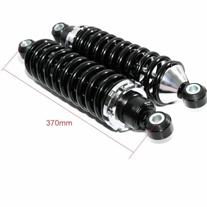1 Pair Rear Street Rod Coil Over Shock w/300 Pound Black Coated Springs - size: Spring Rate 300Pound
