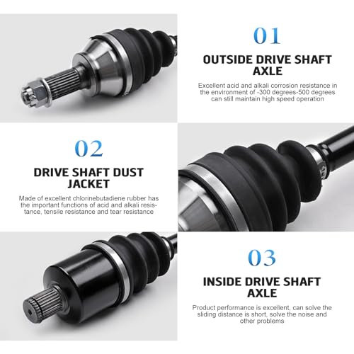 KLV Front Left CV Axle for Polaris 2020-2023 Ranger 1000 1334351