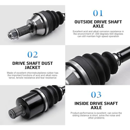 KLV Front Left CV Axle for Polaris 2020-2023 Ranger 1000 1334351