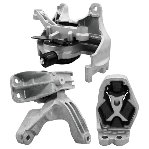 112206RC1C Engine Motor & Transmission Mount Kit Fit Nissan Rogue 1.5 2023 2021 2022 2024 (FWD ONLY), Motor Mount Trans Mount Kit w/Torque Strut Mount Replaces 112206RC1A 113606RC0B