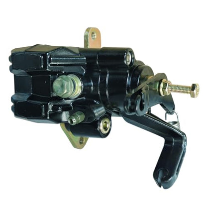 Rear Brake Caliper Assembly Fits for Yamaha Warrior 350 YFM350X Banshee 350 YFZ350 Wolverine 350 YFM350FX Raptor 660R YFM660R with Brake Pads Parking Break 1UY-2580W-01-00