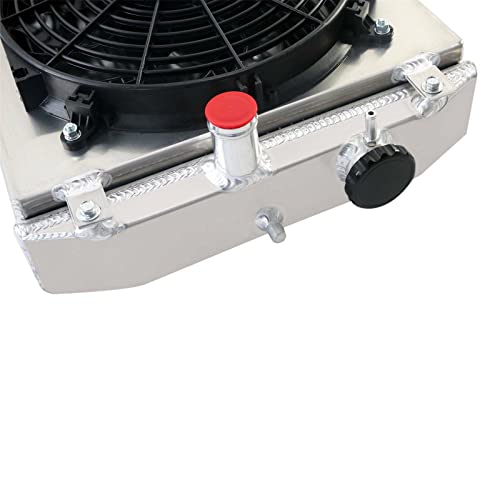 3 Row Radiator Shroud Fan For Honda Civic DEL SOL Integra 1992-00 - size: 3 Row Radiator/w Cap+Shroud Fan+Relay Kit(MT)