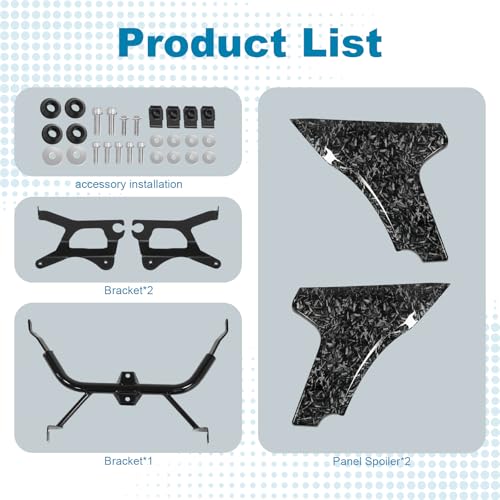 Side Fairing Panel Bracket Kit for Harley CVO Road Glide ST - color: Forge Carbon