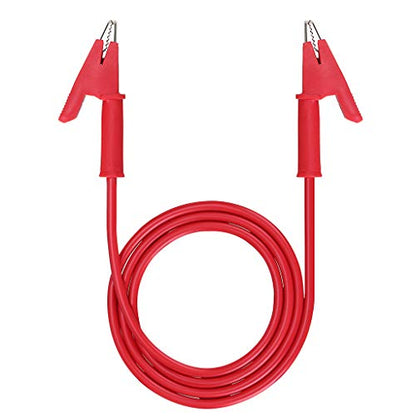 Sumnacon 2 Pcs Dual Ended Crocodile Alligator Clips with Wires,3.3 ft/1m - size: 1 m