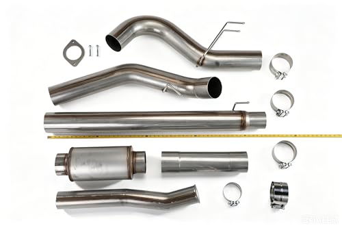 Stainless Steel Exhaust Pipes for 2020-2022 Ford F-250 F-350 F-450 SuperDuty 6.7L 5" Powerstroke Diesel - size: for 2020-2022 Ford F250 F350 F450