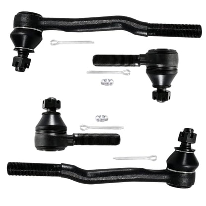 4 Pcs Inner and Outer Tie Rod End for Toyota 4Runner 1992-1995 - size: ES2376 ES3192
