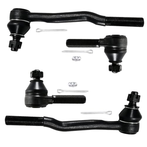 4 Pcs Inner and Outer Tie Rod End for Toyota 4Runner 1992-1995 - size: ES2376 ES3192