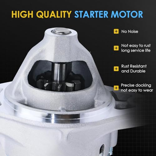 17841 New Starter Compatible with 2003-2008 Toyota Corolla Matrix L4 1.8L, 03-08 Pontiac Vibe L4 1.8L 2003 2004 2005 2006 2007 2008, 28100-0D080 28100-22090 428000-0340 428000-1310 - color: 17841
