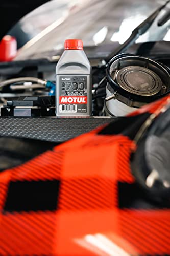 Motul RBF 700 Factory Line Racing Brake Fluid, Full Synthetic DOT 4 Brake Fluid with High Boiling Point, for Hydraulic and Clutch Systems, for Extreme Temperatures