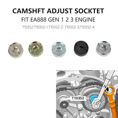 DPTOOL EA888 1.8 2.0 TSi TFSi Engine Timing Tool for Audi VW 2006-2018 - size: 19PC Small Kit