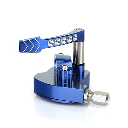 TARAZON Universal Billet CNC 7/8" ATV Throttle Lever Thumb Controller Thumb Throttle Assembly, for Yamaha, for Suzuki, for Polaris, for Can-Am, for Kawasaki, for Honda, for Arctic Cat, for KYMCO, Blue