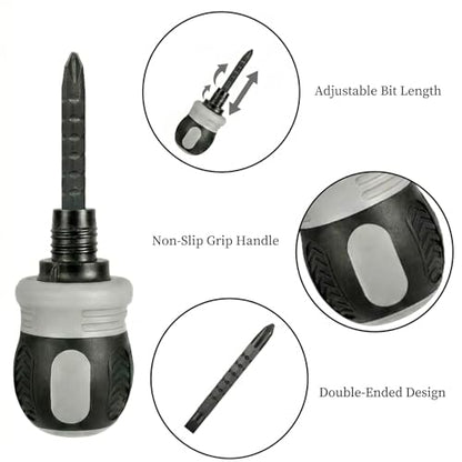 Tire Repair Kit, 60PCS Rubber Tire Repair Plugs, 3-in-1 Ratchet Tool