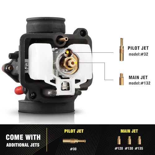 NIBBI Carburetor PWK34 fit Motorcycle Engine with 34mm Carb Jets Motorcycle Engine with Carb Jets for Dirt Bike Mini Bike Pit Bike GY6 ATV - size: PWK34MM
