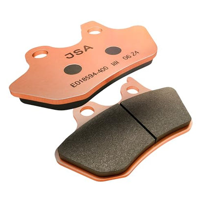 JSA Brakes 400 HH Front or Rear Motorcycle Brake Pads, Premium Harley Davidson Brake Pads Set, Organic Component, OEM Replacement for Street Glide, Sportster, Softail, Road Glide – FA400