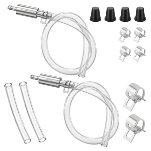 Brake Bleeder Hose One Way Check Valve Brake Bleed Kit Tools One Man - color: Silver