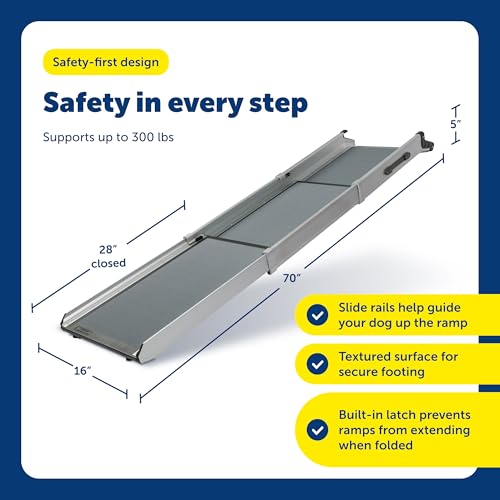 PetSafe Happy Ride Compact Telescoping Dog Ramp - size: Compact