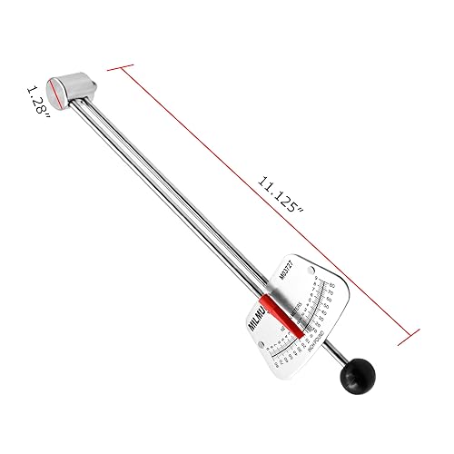 MILMUMU 1/4" Drive Beam Torque Wrench Precision Instrument