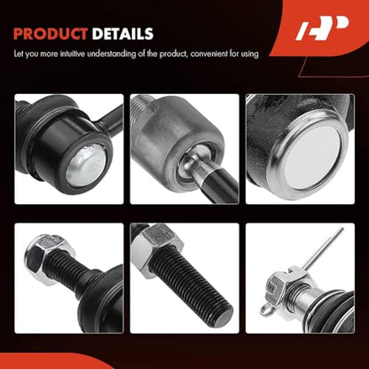 A-Premium 10Pcs Suspension Kit, Front & Rear Sway Bar Link