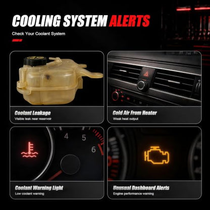 Coolant Overflow Reservoir Tank with Cap Compatible with Chevrolet Sonic 2012-2020 1.4L 1.8L Engine Coolant Recovery Expansion Tank Replace 603-386 GM3014167 95048411 - size: 603-386