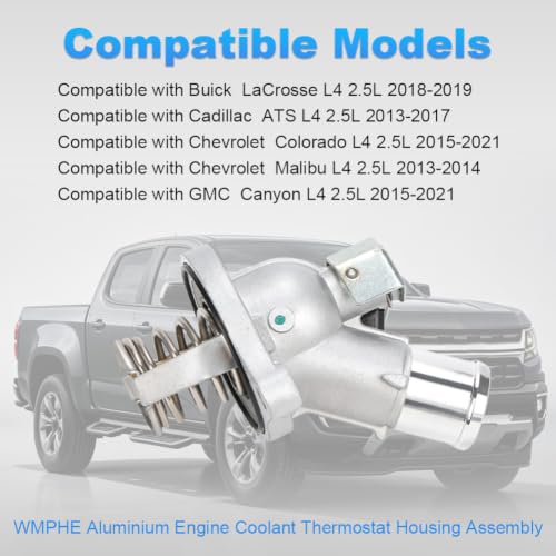 902-2125 Coolant Thermostat Housing Compatible with Cadillac ATS CT6 CTS - size: 902-2125