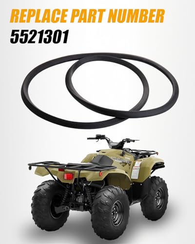 Belt Box Seal Drive Clutch Gasket Cover Compatible with Polaris Sportsman 400 450 500 570 600 700 RZR 800 Replace #：5521301