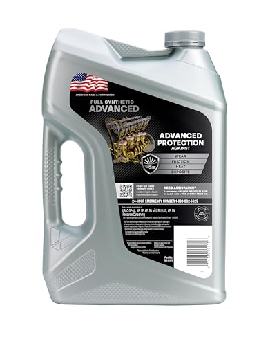 Valvoline Advanced Full Synthetic SAE 10W-30 Motor Oil 5 QT, Case of 3 - size: 5 QT, Pack of 3, style: Advanced Protection