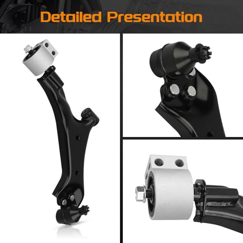 BRTEC Front Left & Right Lower Control Arms Compatible with Chevrolet Equinox 2010-2017, GMC Terrain 2010-2017