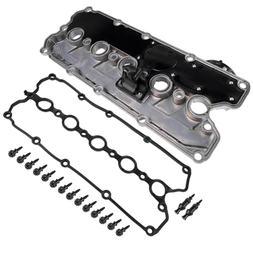 Aluminum Valve Cover w/Gasket & Bolts Replacement for 2005-2018 VW Jetta Passat Rabbit Golf Beetle 2.5L 07K103469L 07K103469F 07K103469D