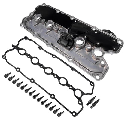 Aluminum Valve Cover w/Gasket & Bolts Replacement for 2005-2018 VW Jetta Passat Rabbit Golf Beetle 2.5L 07K103469L 07K103469F 07K103469D