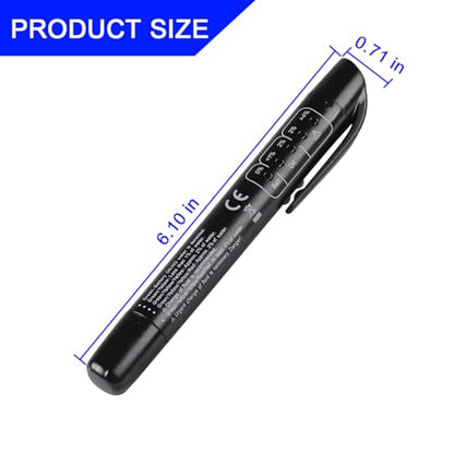 Mandark Car Brake Fluid Liquid Tester Pen, 5 LED Indicators Auto Brake Diagnostic Testing Tool for DOT 3 DOT 4 DOT 5.1 Brake Fluid, Automotive Oil Moisture Analyzer, Universal for Most Vehicles - size: 1 Pc