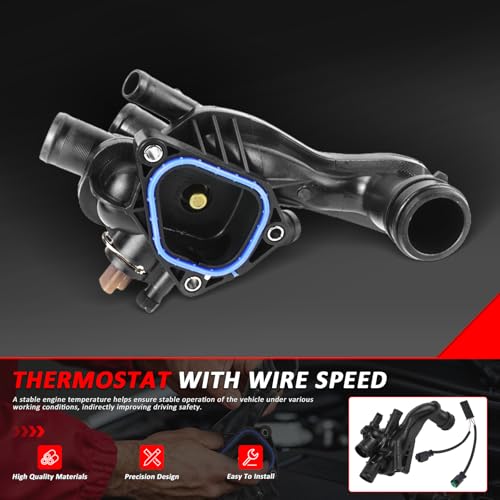 MUNIK 11538699290 Thermostat Housing Compatible with MINI Cooper