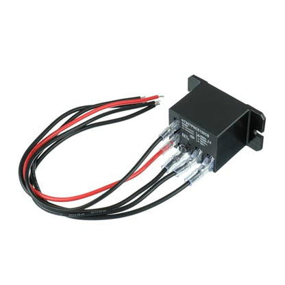 NT90-AC120V-10X Power Relay AC 120V Coil 120 VAC 30A 40A SPDT(1NO 1NC) with Flange Mounting and 10 Quick Connect Terminals Wires Mini Relay(Pack of 2pcs) - size: AC 120V